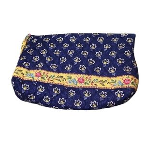 Vera Bradley Cosmetic Case Quilted  Maison Blue